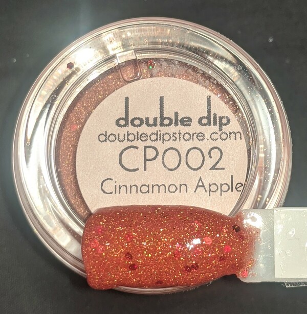 Nail polish swatch / manicure of shade Double Dip Cinnamon Apple