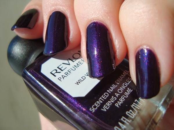 Nail polish swatch / manicure of shade Revlon Wild Violets