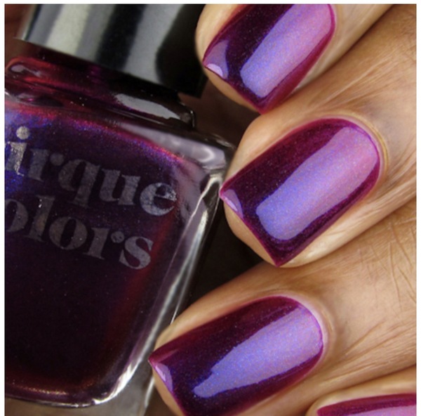 Nail polish swatch / manicure of shade Cirque Colors Very Valentino