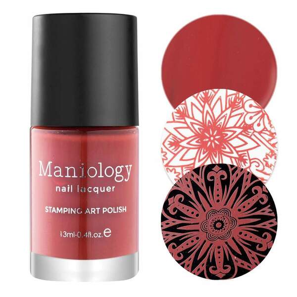 Nail polish swatch / manicure of shade Maniology Nutmeg