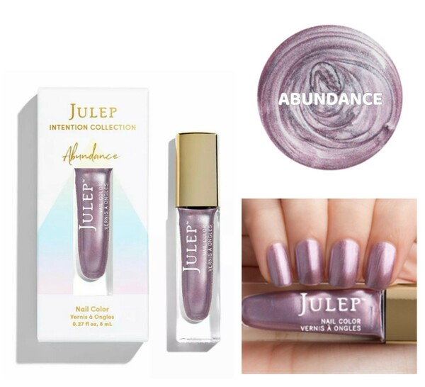 Nail polish swatch / manicure of shade Julep Abundance