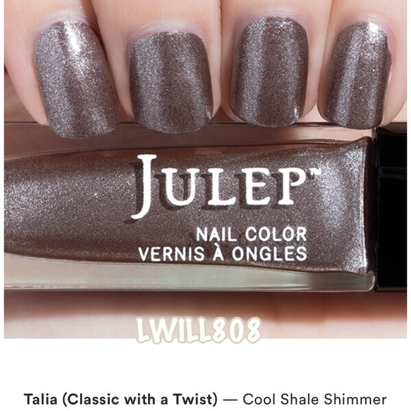 Nail polish swatch / manicure of shade Julep Talia