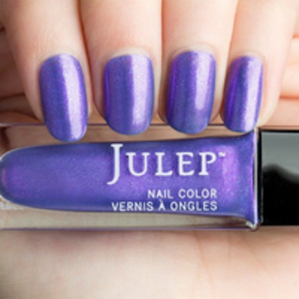 Nail polish swatch / manicure of shade Julep Aloha