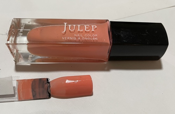 Nail polish swatch / manicure of shade Julep Samira