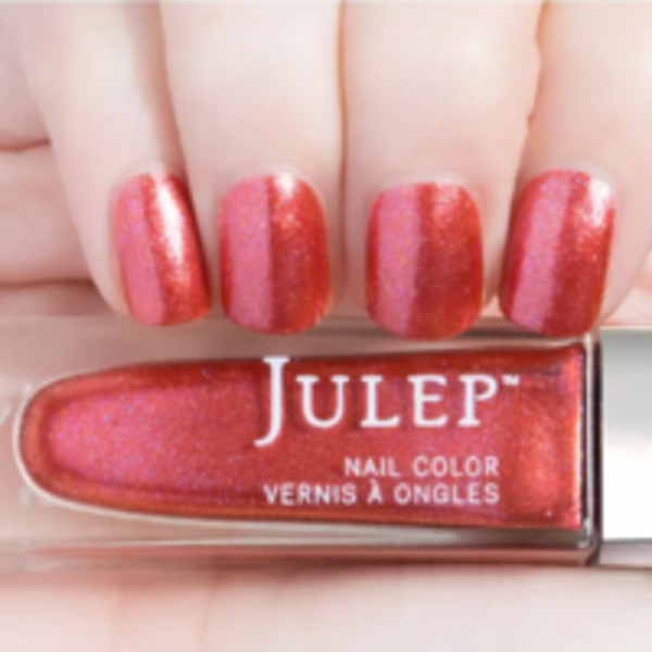 Nail polish swatch / manicure of shade Julep Glowing Gemini