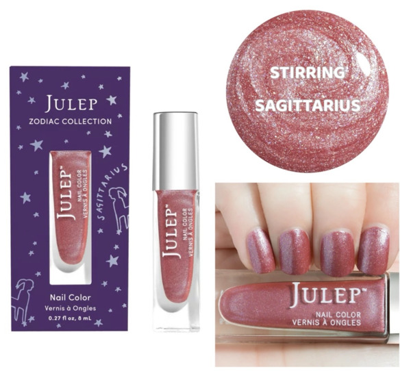 Nail polish swatch / manicure of shade Julep Stirring Sagittarius