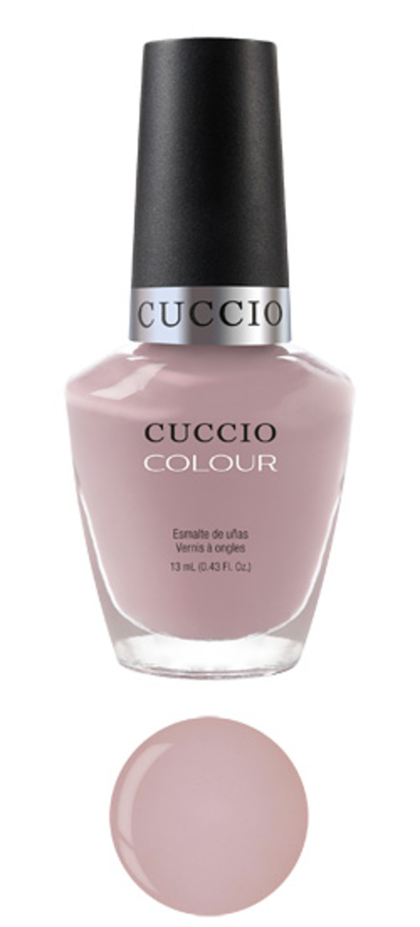 Nail polish swatch / manicure of shade Cuccio Bologna Blush