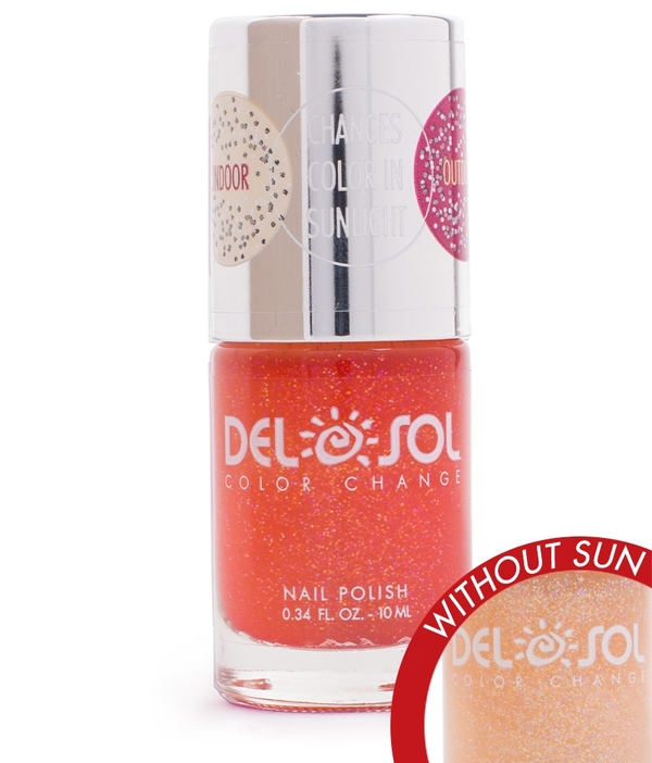 Nail polish swatch / manicure of shade Del Sol Sweet 16