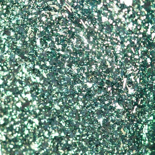 Nail polish swatch / manicure of shade Holo Taco Mint Money