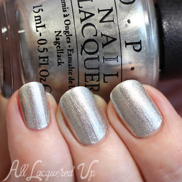 Nail polish swatch / manicure of shade OPI Centennial Celebration