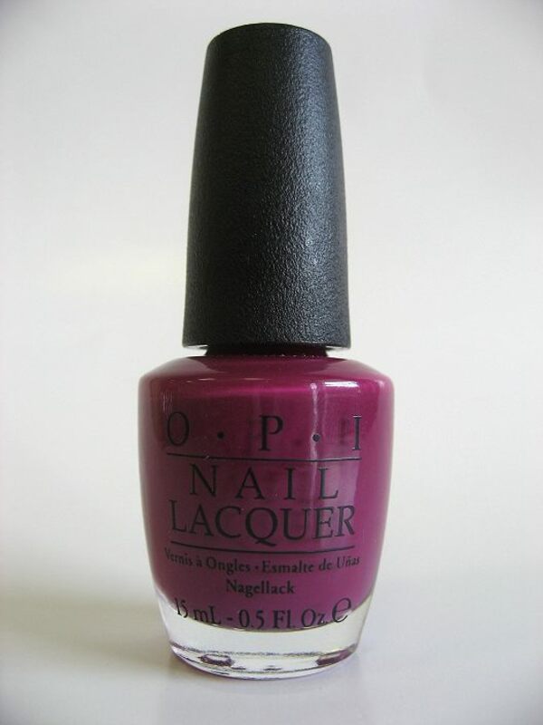 Nail polish swatch / manicure of shade OPI Get Cherried Away