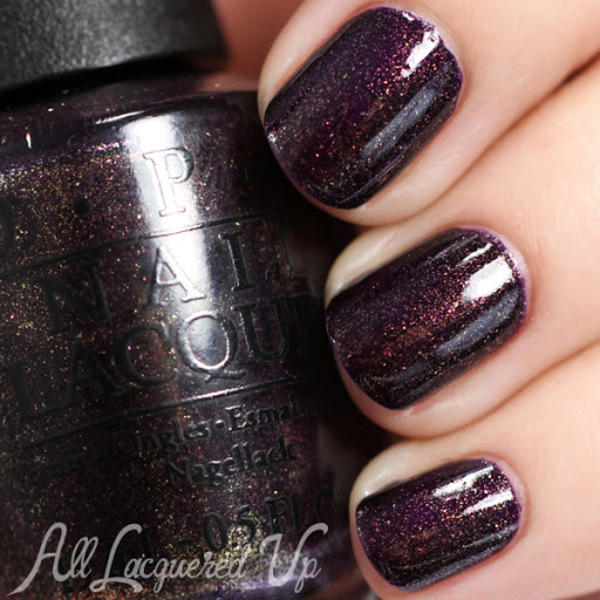 Nail polish swatch / manicure of shade OPI First Class Desires