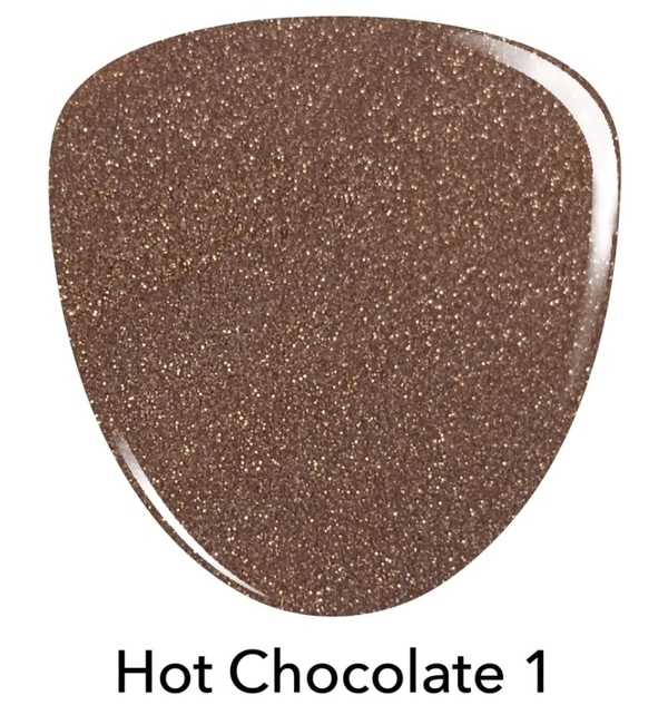 Nail polish swatch / manicure of shade Revel Hot Chocolate 1