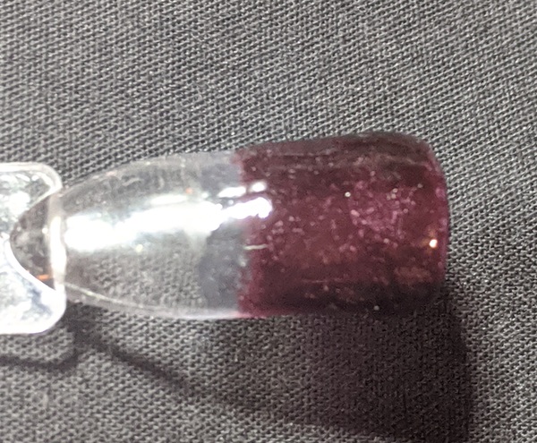 Nail polish swatch / manicure of shade Revel Vamp