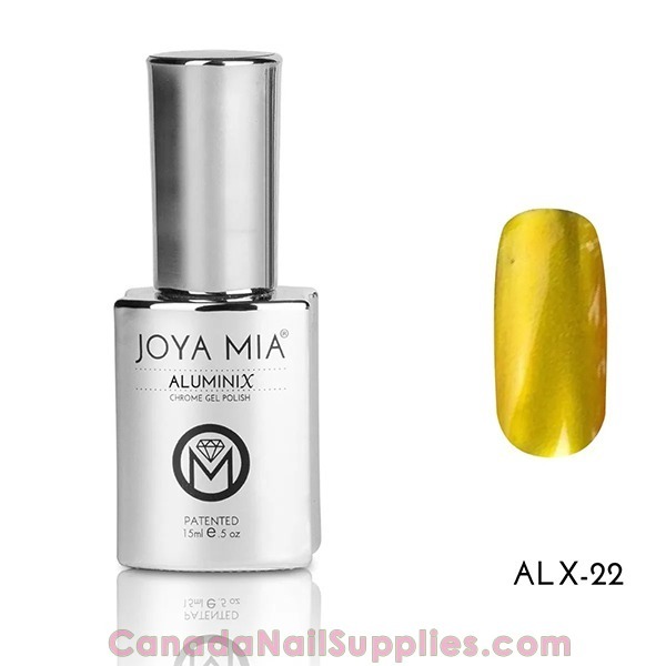 Nail polish swatch / manicure of shade Joya Mia Chrome Gel Polish 22
