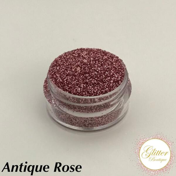 Nail polish swatch / manicure of shade Glitter Boutique Canada Antique Rose
