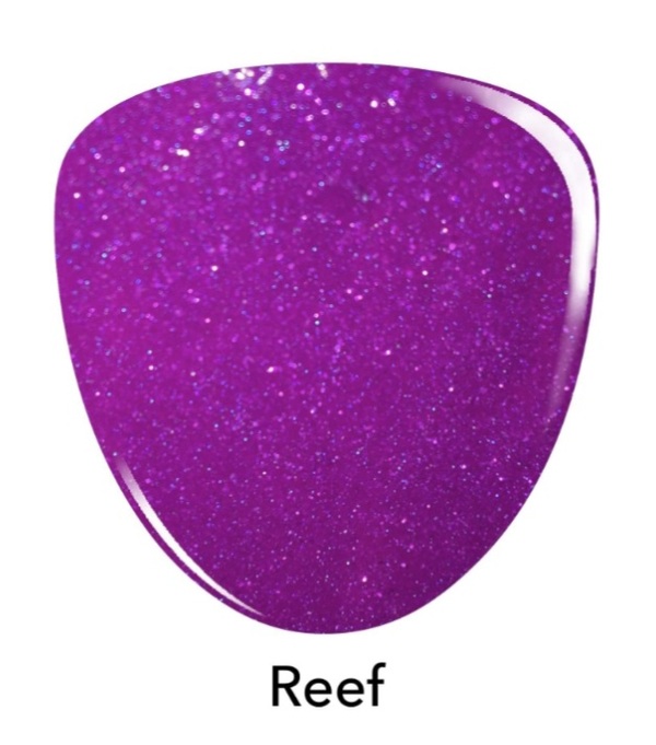 Nail polish swatch / manicure of shade Revel Reef