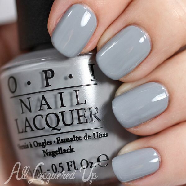 Nail polish swatch / manicure of shade OPI Cement The Deal