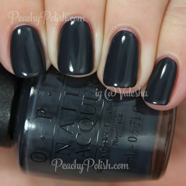 Nail polish swatch / manicure of shade OPI Dark Side Of The Mood