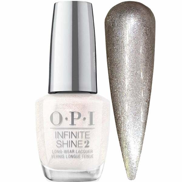 Nail polish swatch / manicure of shade OPI Naughty or Ice