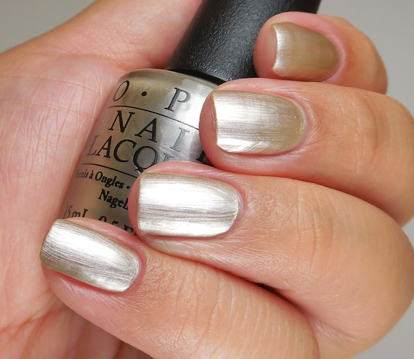 Nail polish swatch / manicure of shade OPI Take A Right On Bourbon