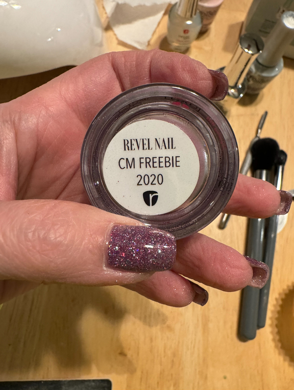Nail polish swatch / manicure of shade Revel CM Freebie 2020