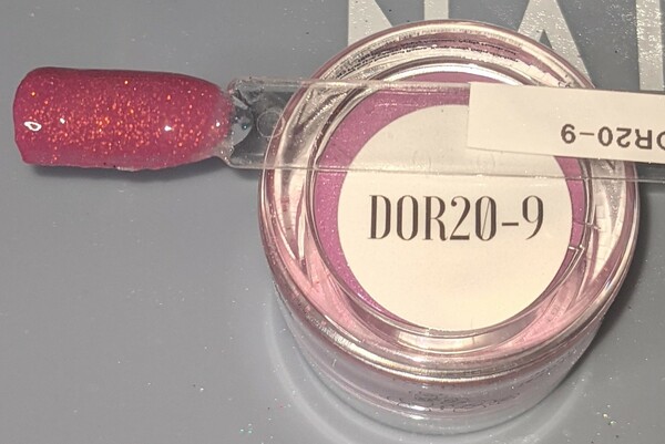 Nail polish swatch / manicure of shade Revel DOR20-9