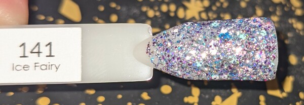 Nail polish swatch / manicure of shade Sparkle and Co. Ice Fairy