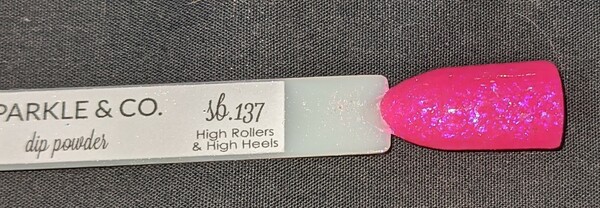 Nail polish swatch / manicure of shade Sparkle and Co. High Rollers and High Heels