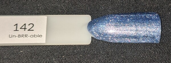 Nail polish swatch / manicure of shade Sparkle and Co. Un-BRR-able