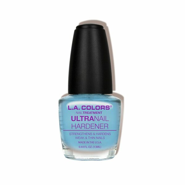 Nail polish swatch / manicure of shade L.A. Colors UltraNail Hardener