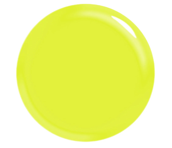 Nail polish swatch / manicure of shade L.A. Colors day glow