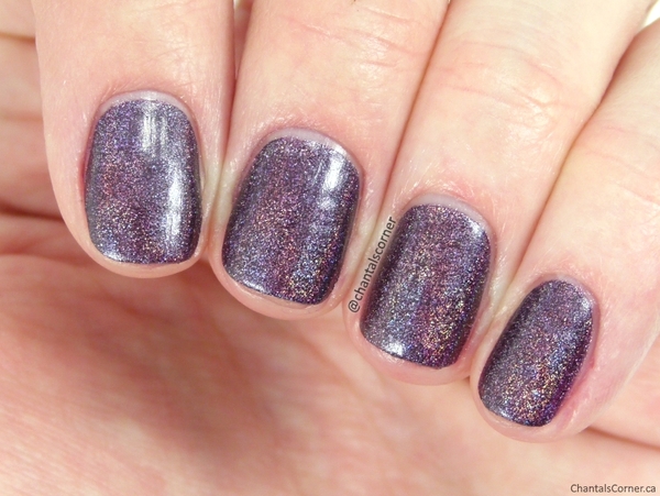 Nail polish swatch / manicure of shade Born Pretty Violet Light