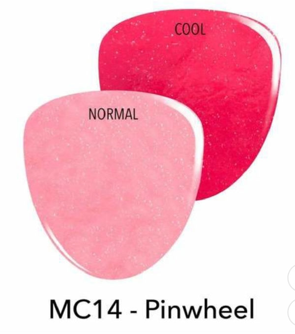 Nail polish swatch / manicure of shade Revel Pinwheel
