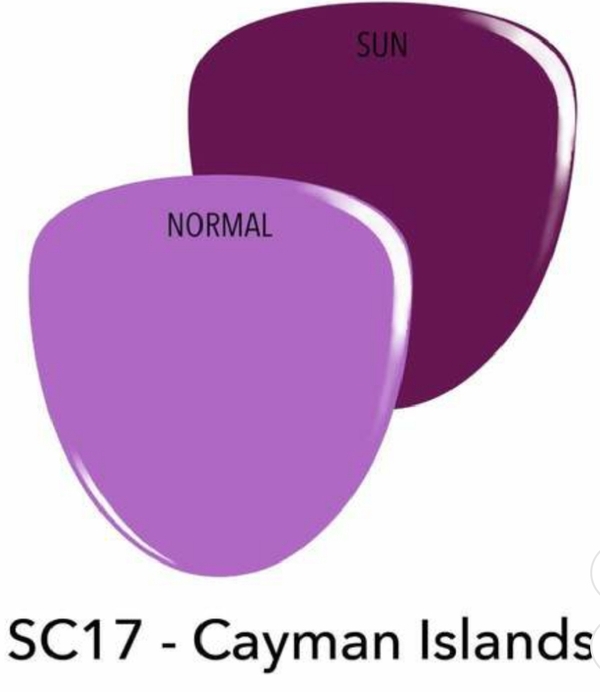 Nail polish swatch / manicure of shade Revel Cayman Islands