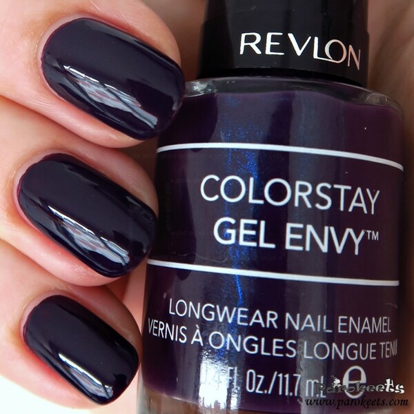 Nail polish swatch / manicure of shade Revlon High Roller