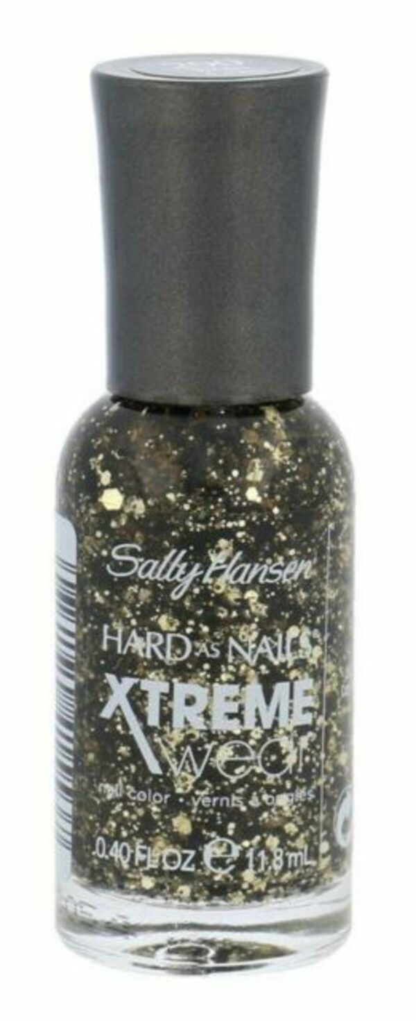 Nail polish swatch / manicure of shade Sally Hansen Bold Gold