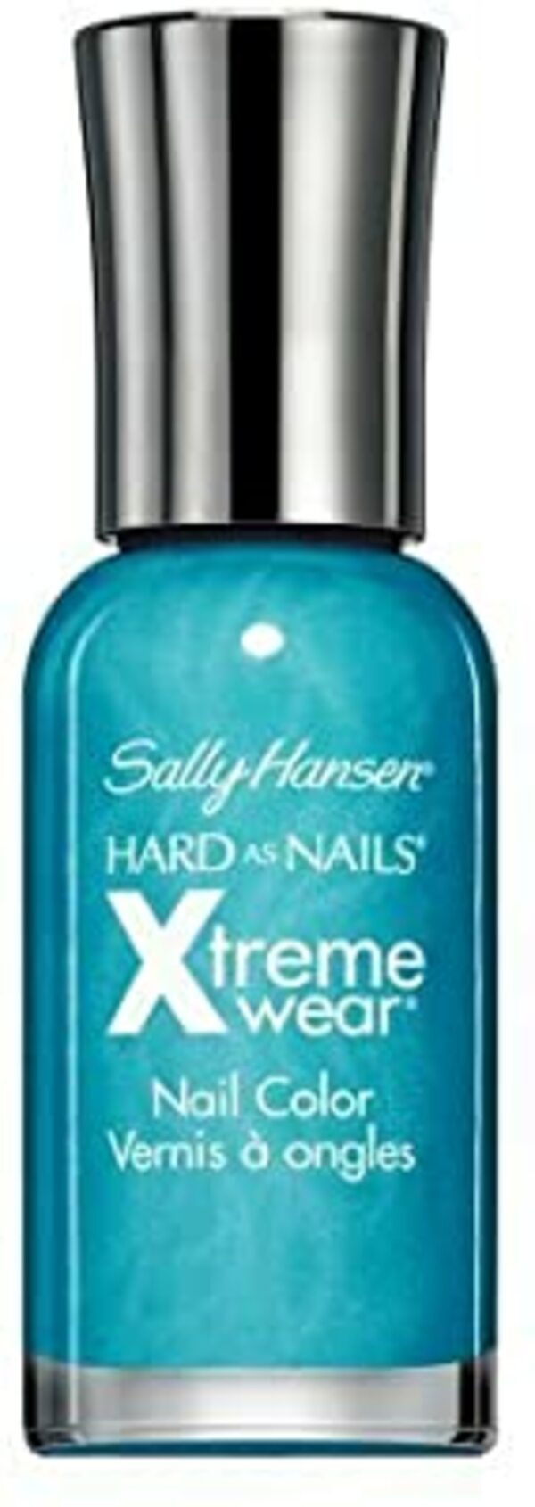 Nail polish swatch / manicure of shade Sally Hansen Blizzard Blue