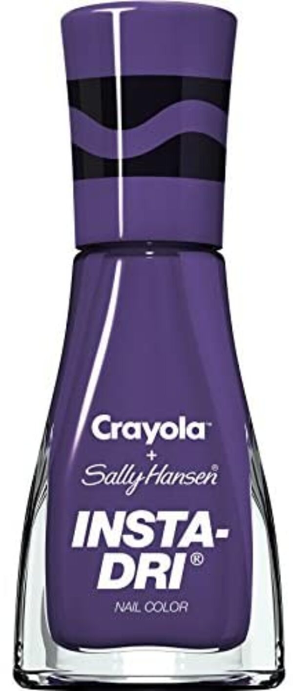 Nail polish swatch / manicure of shade Sally Hansen Vivid Violet