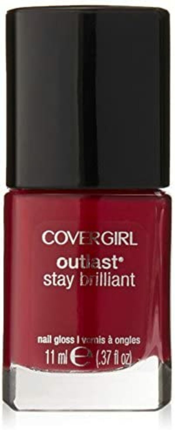 Nail polish swatch / manicure of shade CoverGirl Wine to Five