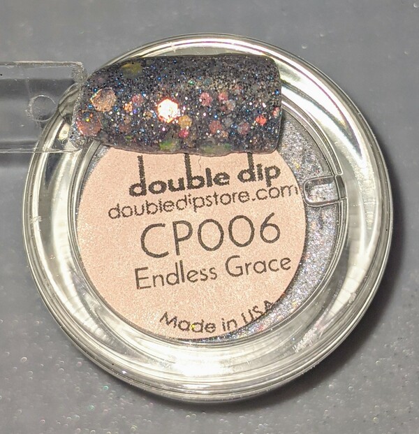 Nail polish swatch / manicure of shade Double Dip Endless Grace