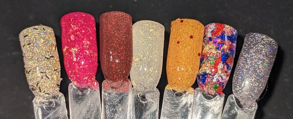 Nail polish swatch / manicure of shade Dips With Syd To 2021!
