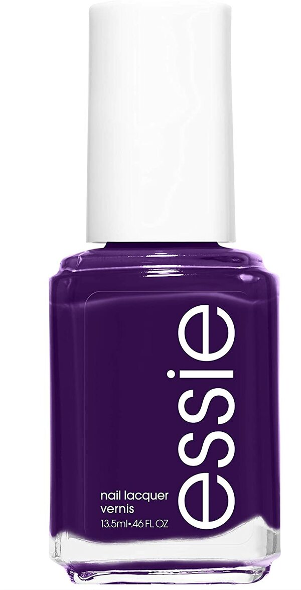 Nail polish swatch / manicure of shade essie Sights on nightlights