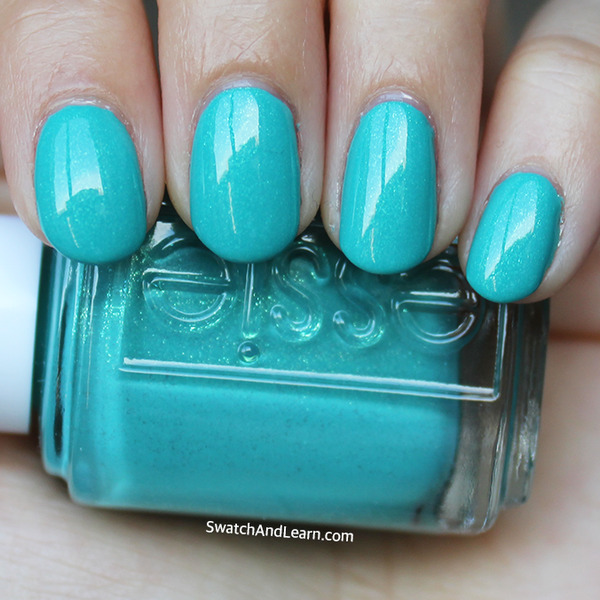 Nail polish swatch / manicure of shade essie Viva antigua!