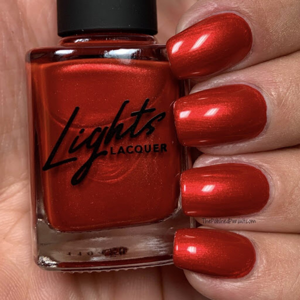 Nail polish swatch / manicure of shade Lights Lacquer Lucy