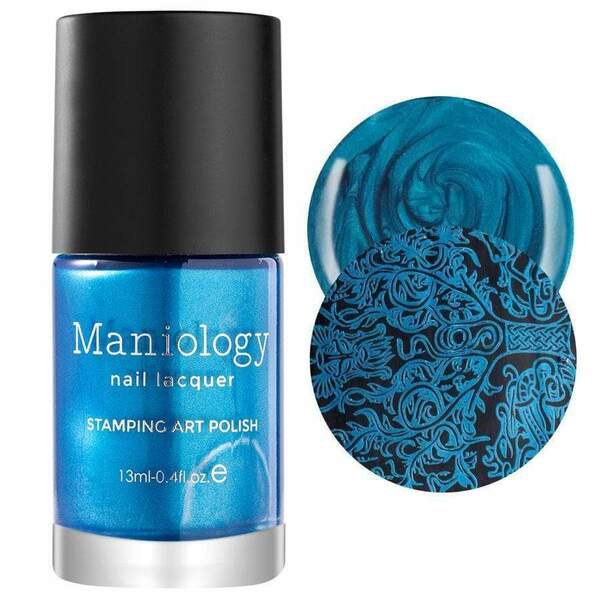Nail polish swatch / manicure of shade Maniology Glass Slipper