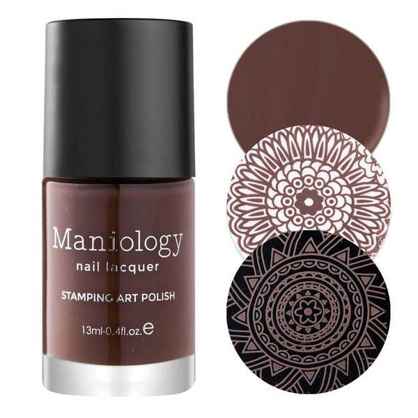 Nail polish swatch / manicure of shade Maniology Cocoa