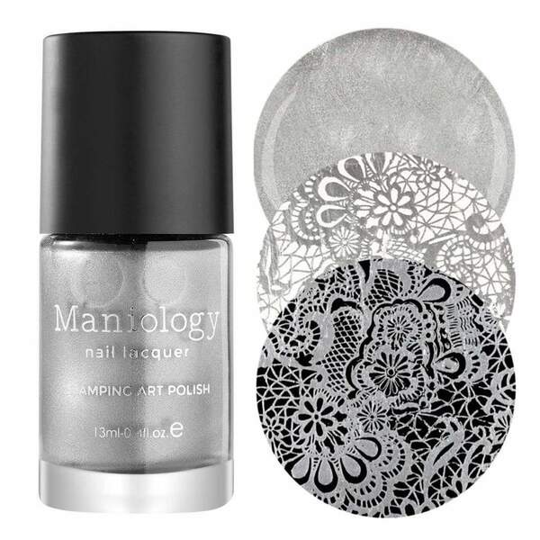 Nail polish swatch / manicure of shade Maniology So Metal