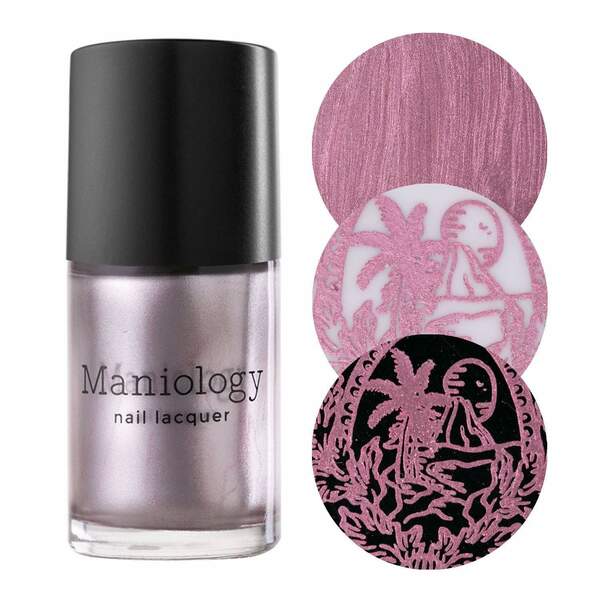 Nail polish swatch / manicure of shade Maniology Satin Blush