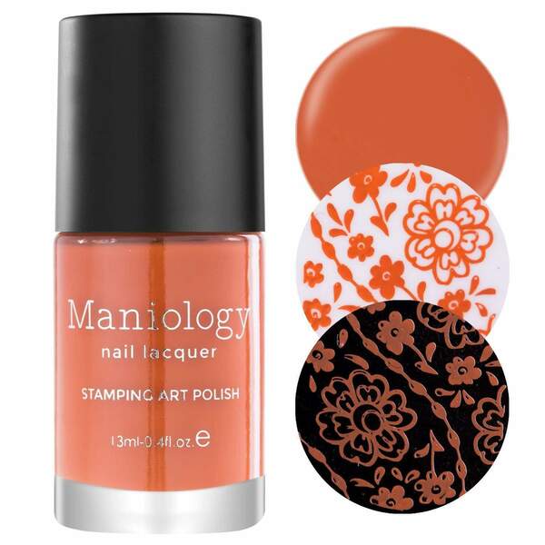 Nail polish swatch / manicure of shade Maniology Indio